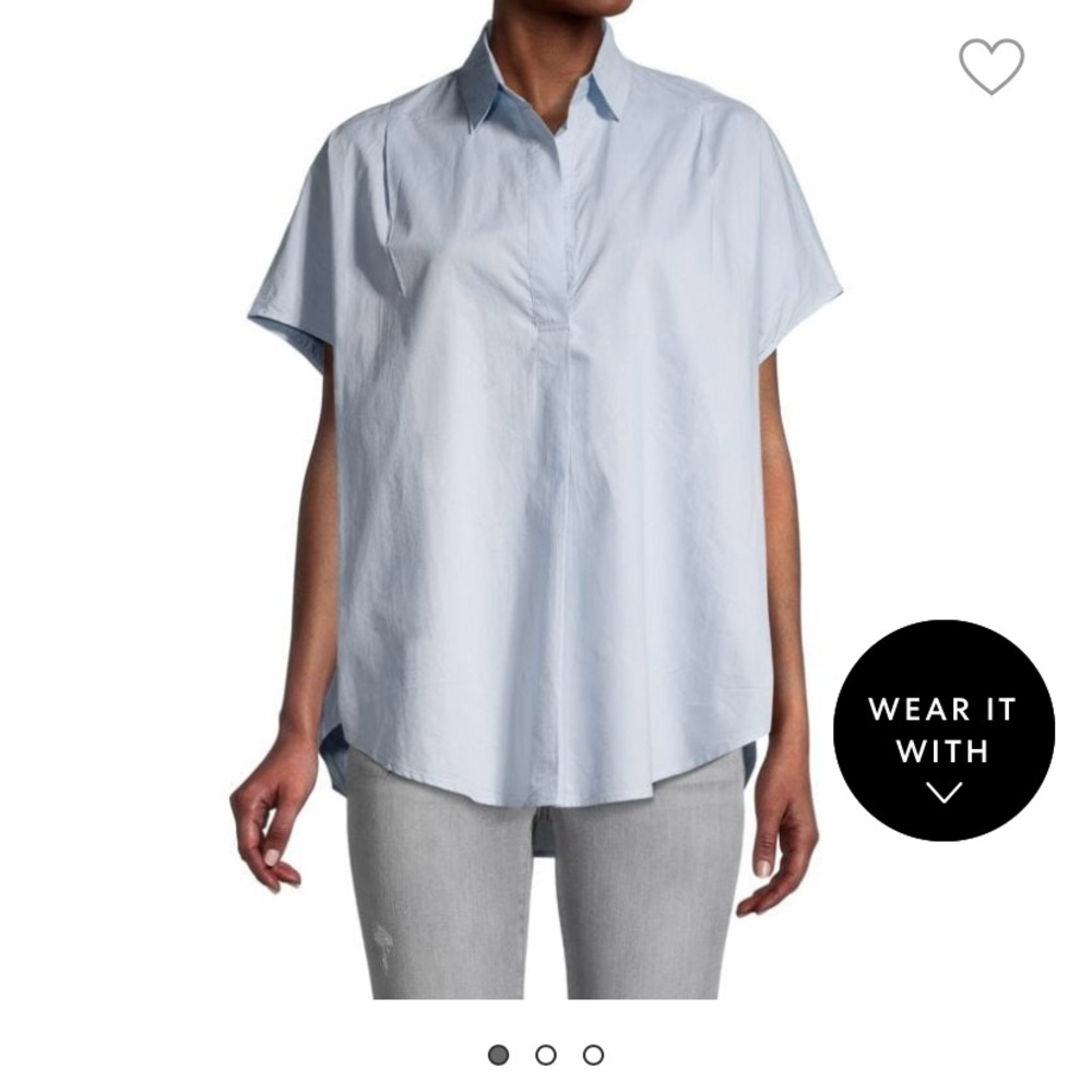 French Connection Boxy Short Sleeve Pullover Top